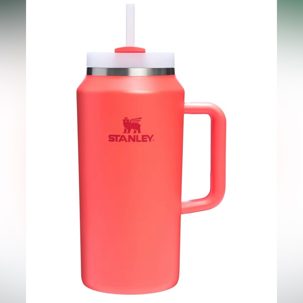 Stanley Quencher H2.0 tumbler 64 oz Hot Coral NIB